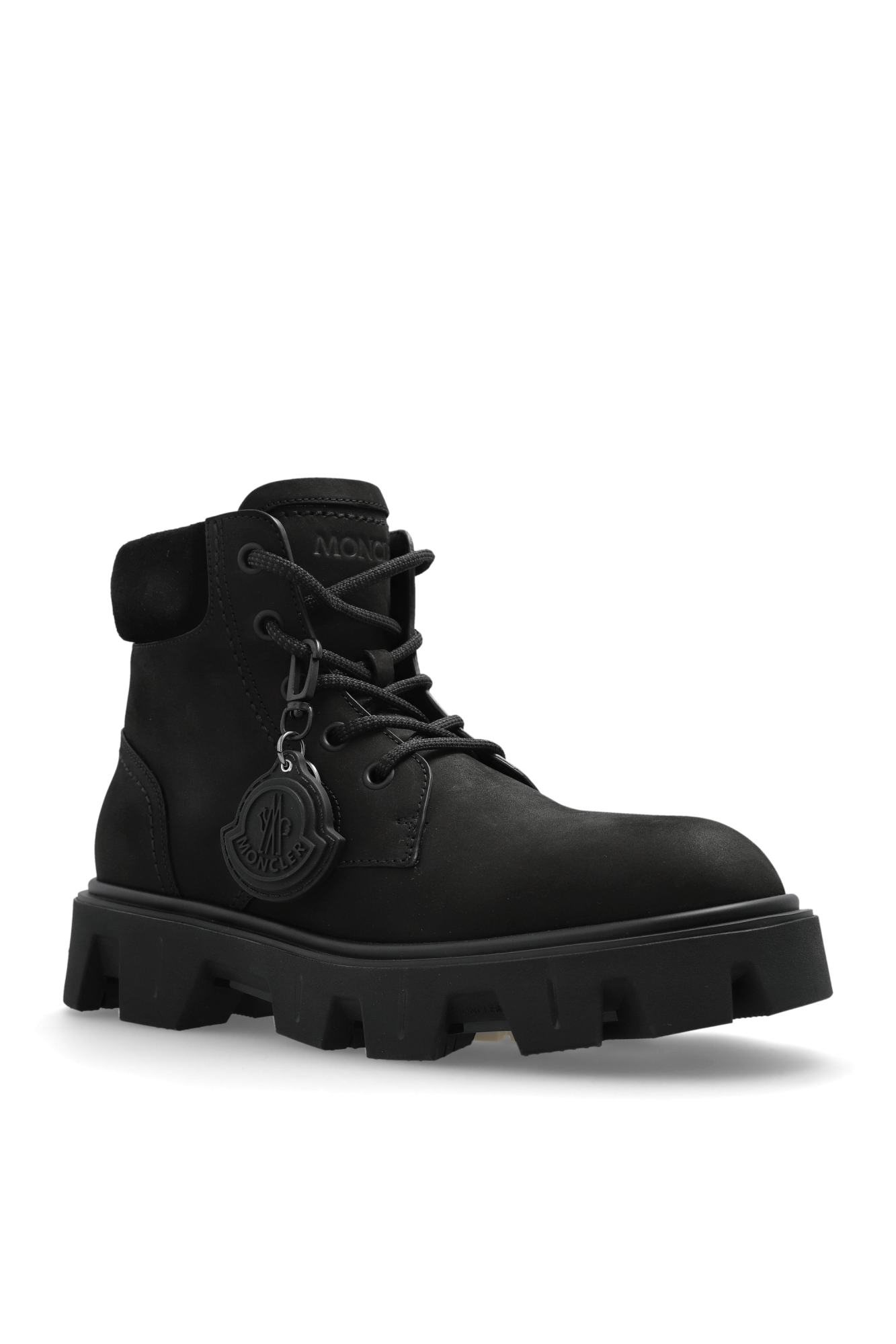 【MONCLER】ANKLE BOOTS Moncler Envile leather ankle boots Moncler